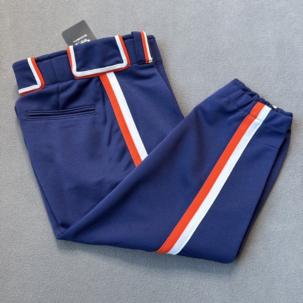 Boombah Softball Pants Girls 24 Navy Youth Sports Practice Belt Loop Stretch NWT - Picture 12 of 13